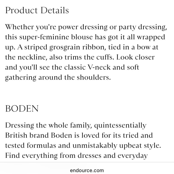 BODEN Riley Blouse - Picture 7 of 7